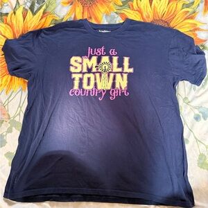 Kids Navy Blue Graphic Tee by Kavio